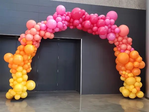 Decoração com balões