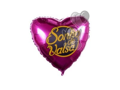 Balão Metalizado Coração Sonho de Valsa - AS Balloon