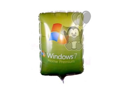 Balão Metalizado Windows 7 Frente e Verso - AS Balloon
